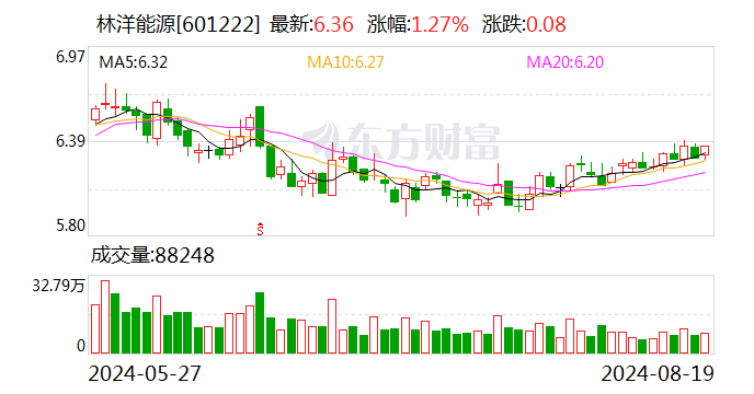 林洋能源：2024年半年度净利润约5.99亿元 同比增加3.02%  第1张